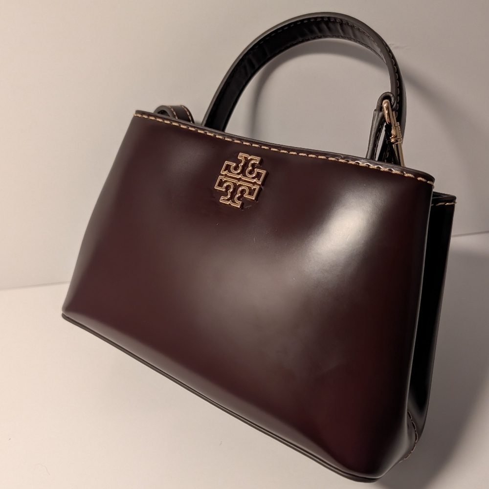 Tory Burch- Britten Smooth Mini Satchel